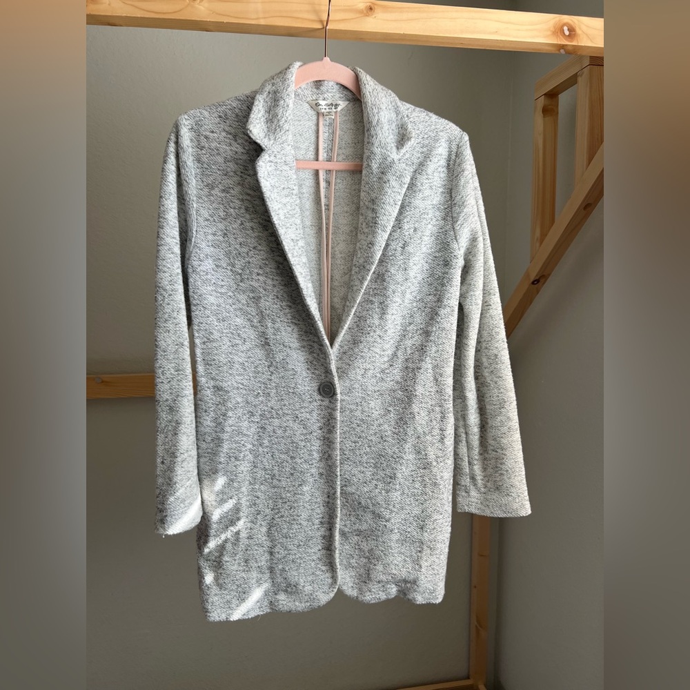Miss Selfridge Light Gray Blazer Women’s Size 2